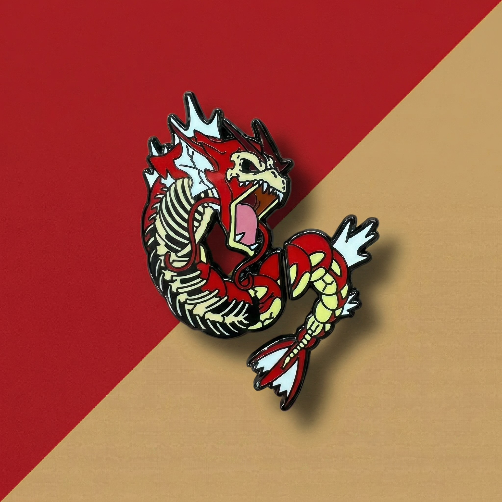 SHINY RED GYARADOS SPLIT PIN