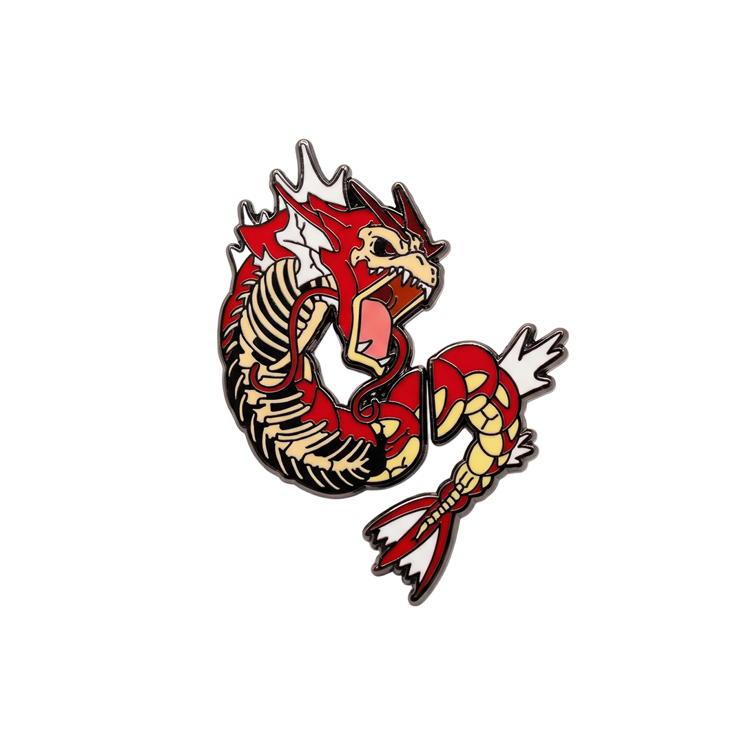 SHINY RED GYARADOS SPLIT PIN